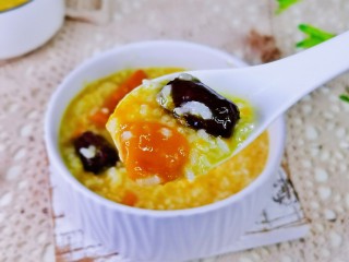 18、红枣南瓜粥,我要开动喽。