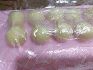 19、中式点心+老婆饼,盖上保鲜袋防风干。