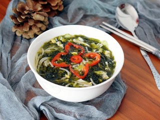 19、紫菜虾皮鸡蛋面,开吃喽～～