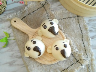 12、小白象花样馒头,成品图来了，做法很简单哦！喜欢带陷的可以包入馅料哦！