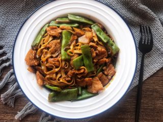 21、五花肉豆角焖面,太香啦????