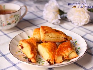 12、蔓越莓奶油司康,凉透后食用最酥脆