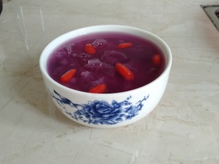 17、紫薯银耳粥,成品