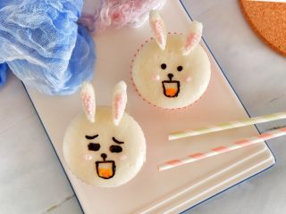 25、卡通立体可妮兔牛奶米糕,ok，简单又可爱！
