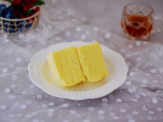 15、原味蒸蛋糕,成品图