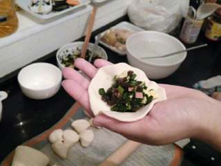 10、≈韭菜鸡蛋包≈,包上馅儿