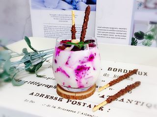 12、火龙果酸奶杯,成品图