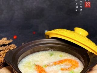 17、鲜虾砂锅粥,分享