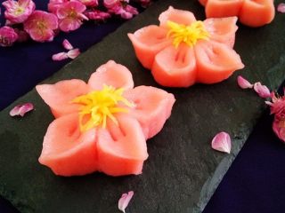 15、樱花和果子,玲珑剔透,玉洁冰清,