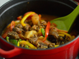 18、番茄牛腩煲,开大火，翻炒收汁