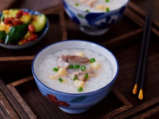 11、干贝排骨粥,成品图