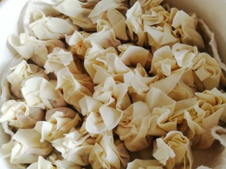 9、蒸云吞,随便包都好看????