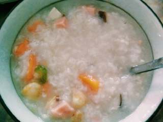 5、香菇乱炖粥,然后就成这样了！