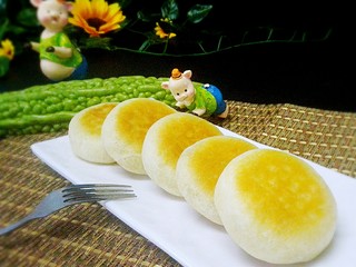 31、苦瓜发面饼,成品图。