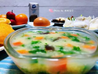 14、#冬日暖心菜#胡萝卜小米粥,超有颜值营养早餐粥好吃????到爆
