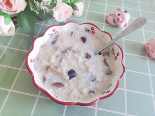 1、牛奶燕麦粥,成品图！