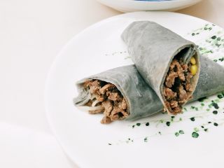 9、牛肉丝卷饼,成品图