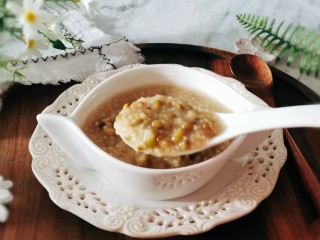 16、绿豆小米粥,营养美味