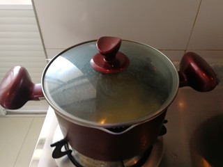 6、金银海鲜粥,盖锅盖熬粥