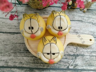 17、加菲猫花样馒头,萌萌哒的加菲猫就这样，诞生啦！