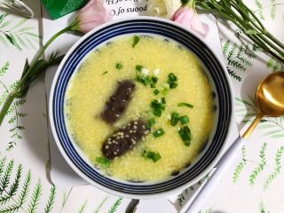 16、鸡汁海参小米粥,成品图