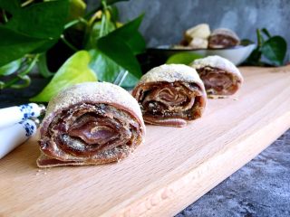 14、紫薯糯米糕,来吃