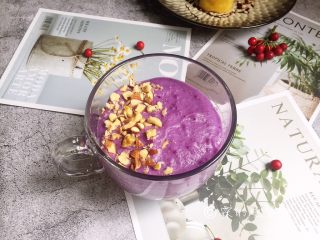 12、紫薯奶昔,完成。