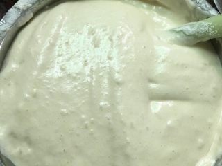 10、奶油海绵蛋糕,全部混合。