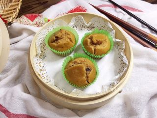 13、红枣红糖快手发糕,完成。