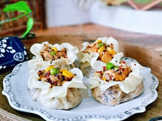 23、糯米藜麦鸡胸时蔬烧菜,每一口都是藜麦糯米、时蔬，鸡肉哈～