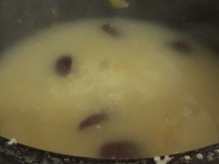 14、红豆小米粥,四十分钟后的样子