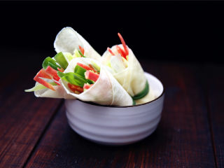 17、春饼,成品欣赏。