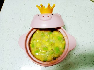 11、苹果小米粥,拍张照片 