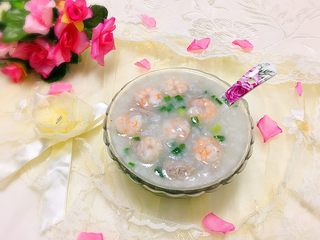 16、美味虾仁瘦肉粥,美美哒成品图！
