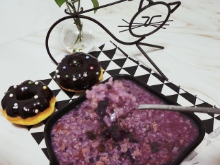 16、紫薯燕麦粥,成品图