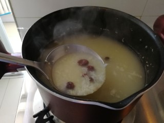 12、鱼片+小海米营养粥,开始喝粥啦