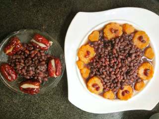 9、南瓜相思豆#甜蜜美味#,在来一个心太软红豆甜蜜蜜