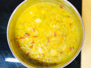 17、山药枸杞粥,搅拌均匀，就可以关火起锅了