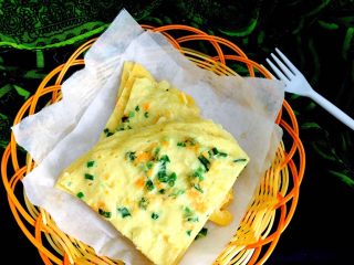 10、早餐鸡蛋饼,切成自己喜欢的形状