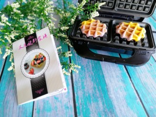 32、双色华夫饼,不仅好看还好吃