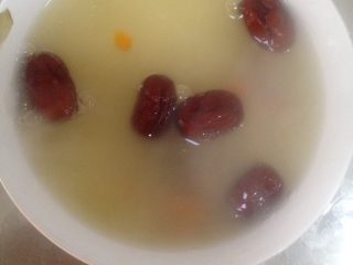 4、清汤白米稀饭,出锅