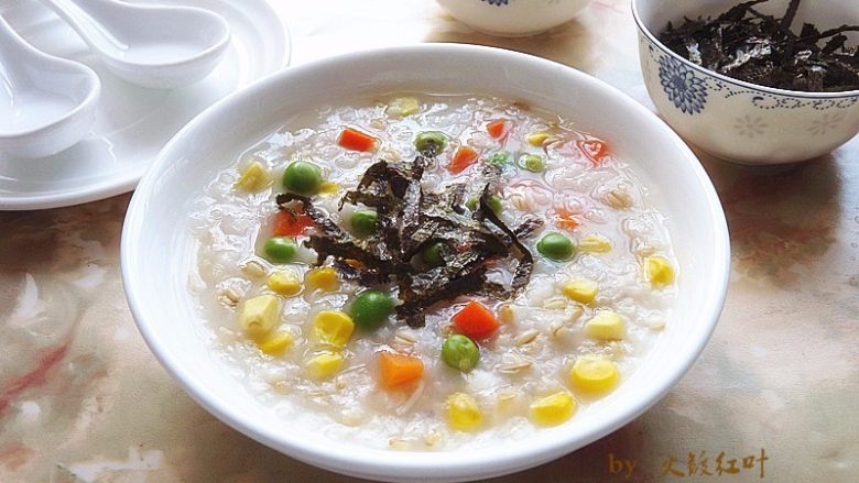 瑶柱蔬菜杂粮粥