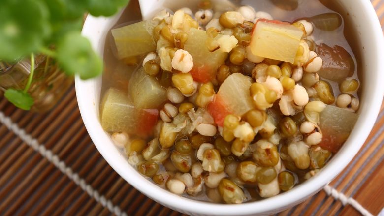 西瓜皮薏米煲-带带