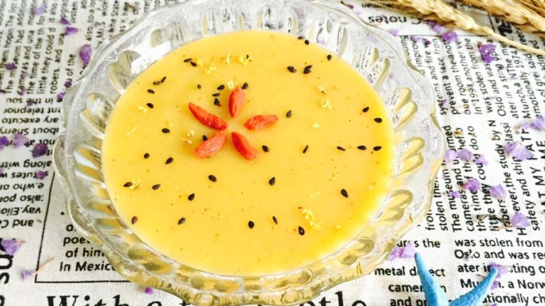 红枣枸杞小米糊有个故事