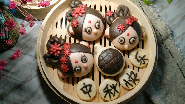 小嫦娥花样馒头