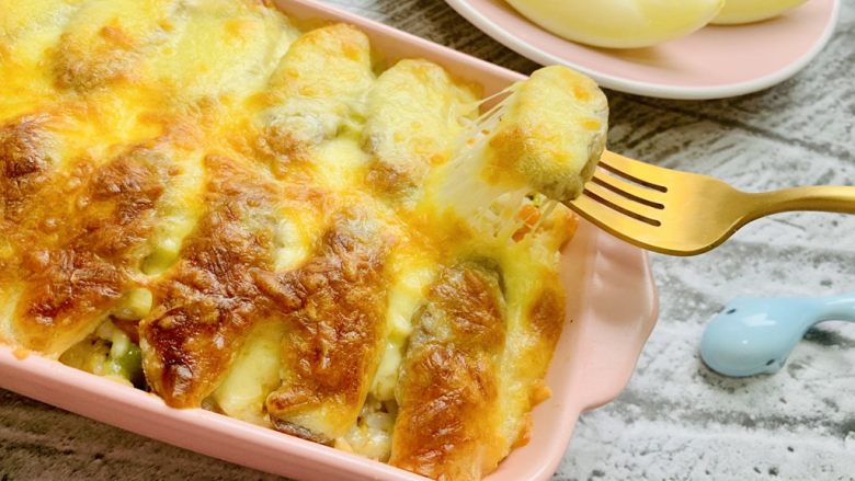 风味牛肉肠焗饭