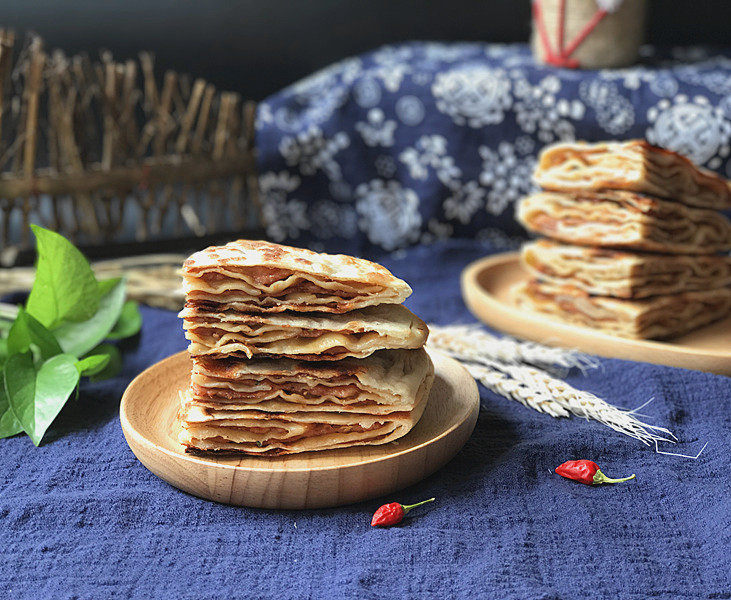 中式点心千层肉饼