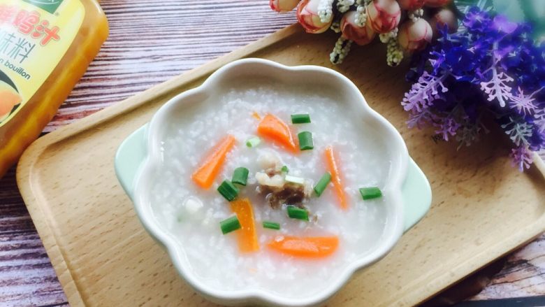 猪肋排筒骨胡萝卜粥