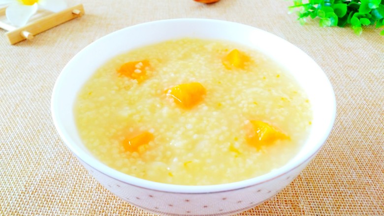 南瓜小米粥