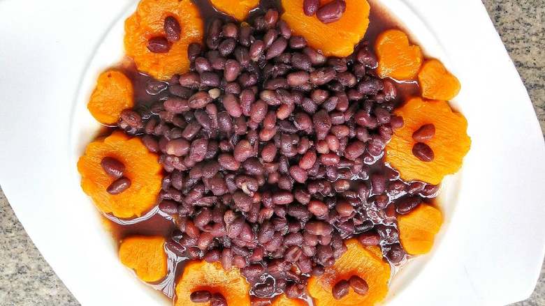 南瓜相思豆甜蜜美味